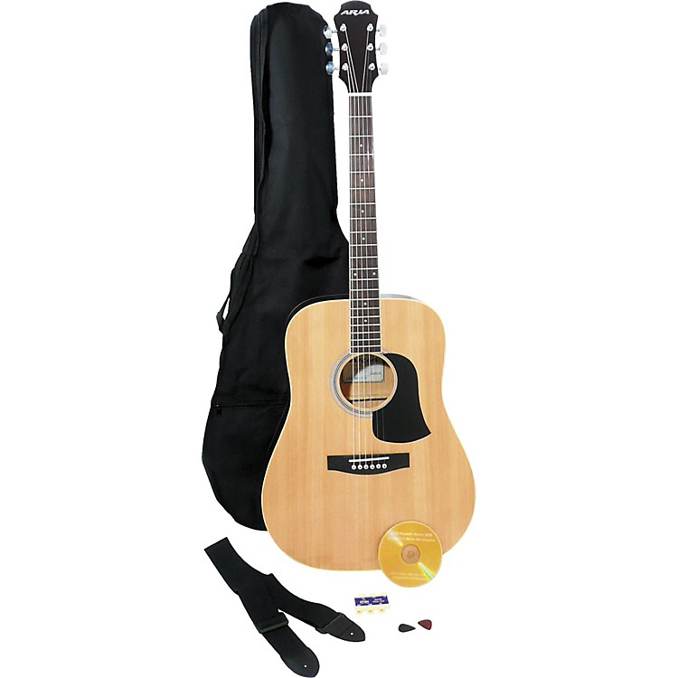 Aria AW20 Acoustic Guitar Pack Music123