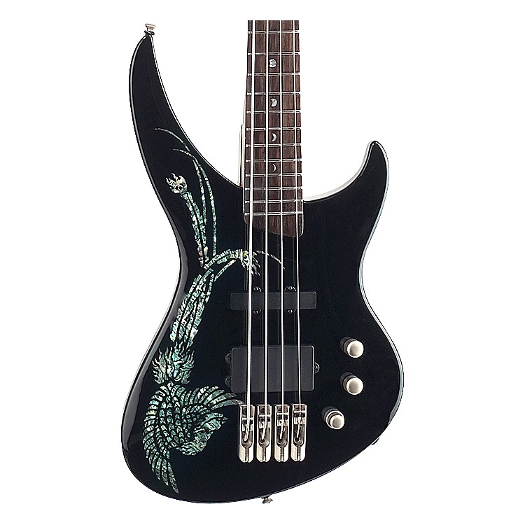 Luna Guitars Andromeda Phoenix Bass Guitar | Music123