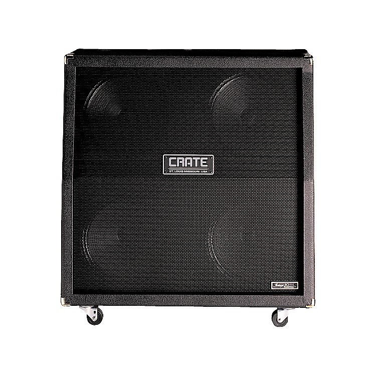 Crate BV412SVB 4x12 Angled Cab with Vintage 30 Speakers Music123