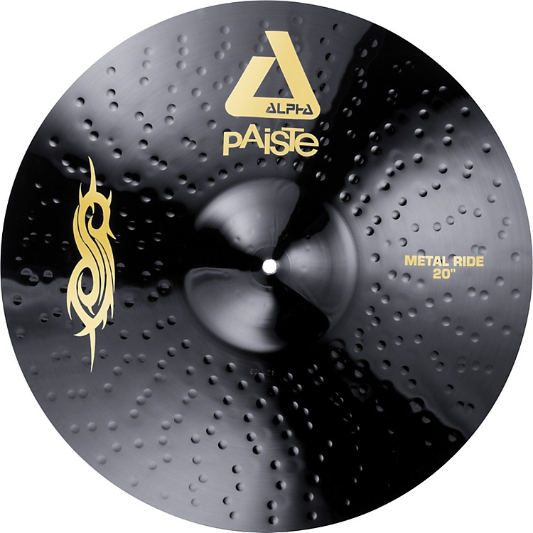 Paiste Black Alpha Slipknot Edition Metal Ride Cymbal Music123