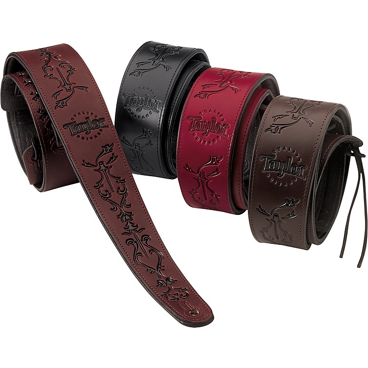 Taylor Byzantine Tooled Leather Guitar Strap Music123