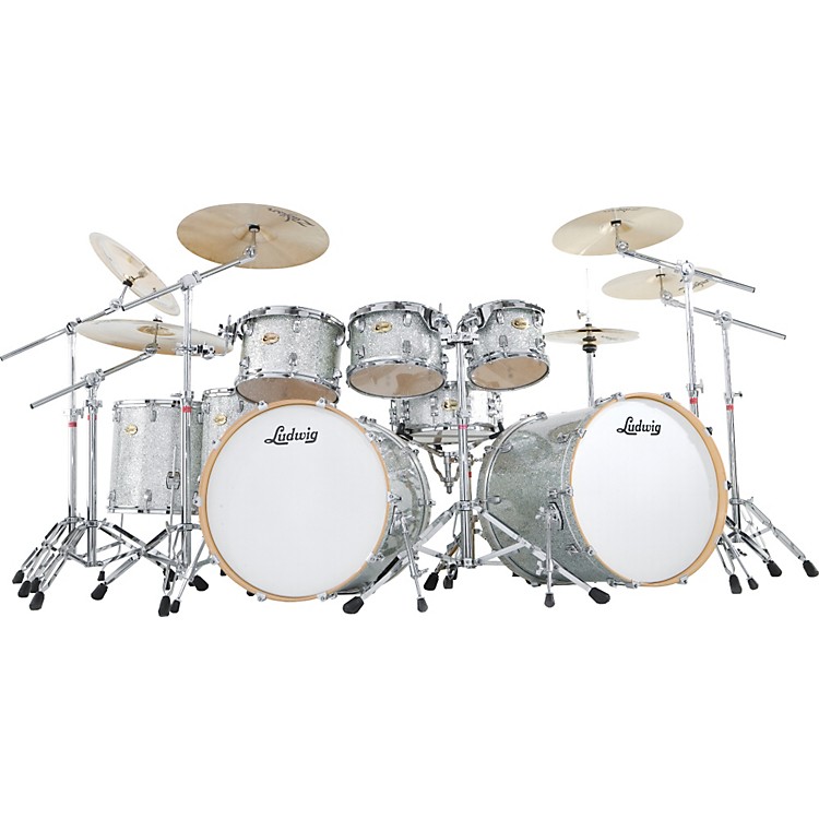 Ludwig Centennial 8 Piece Double Bass shell Pack | Music123