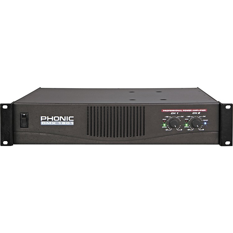 Phonic DMX1501 1500 Watt  Power  Amplifier  Music123