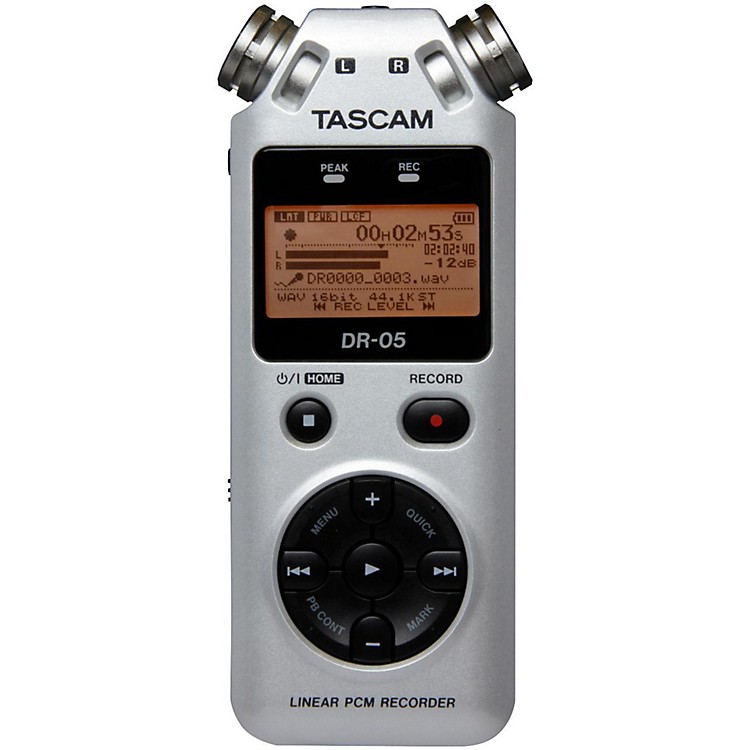 Tascam Dr-05 Limited Edition Platinum Solid State Recorder 