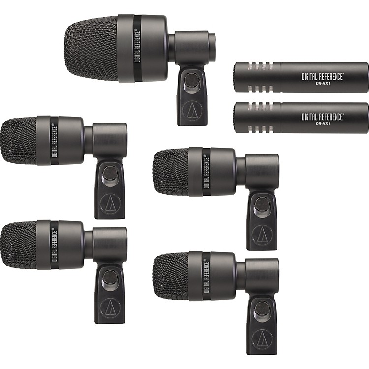 Digital Reference DR-DRM7 7-Piece Drum Microphone Kit with Case | Music123