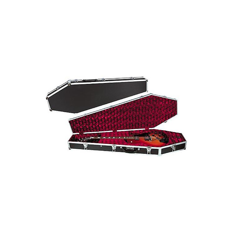 Coffin Case Darkline Flight Case for LP Style Guitars Music123