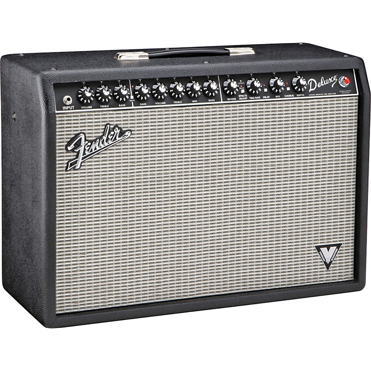 Fender Deluxe VM 40W 1x12 Tube Guitar Combo Amp Music123