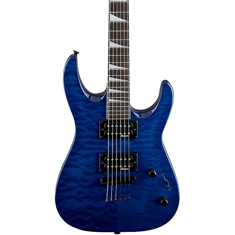 jackson dinky dk2 transparent blue