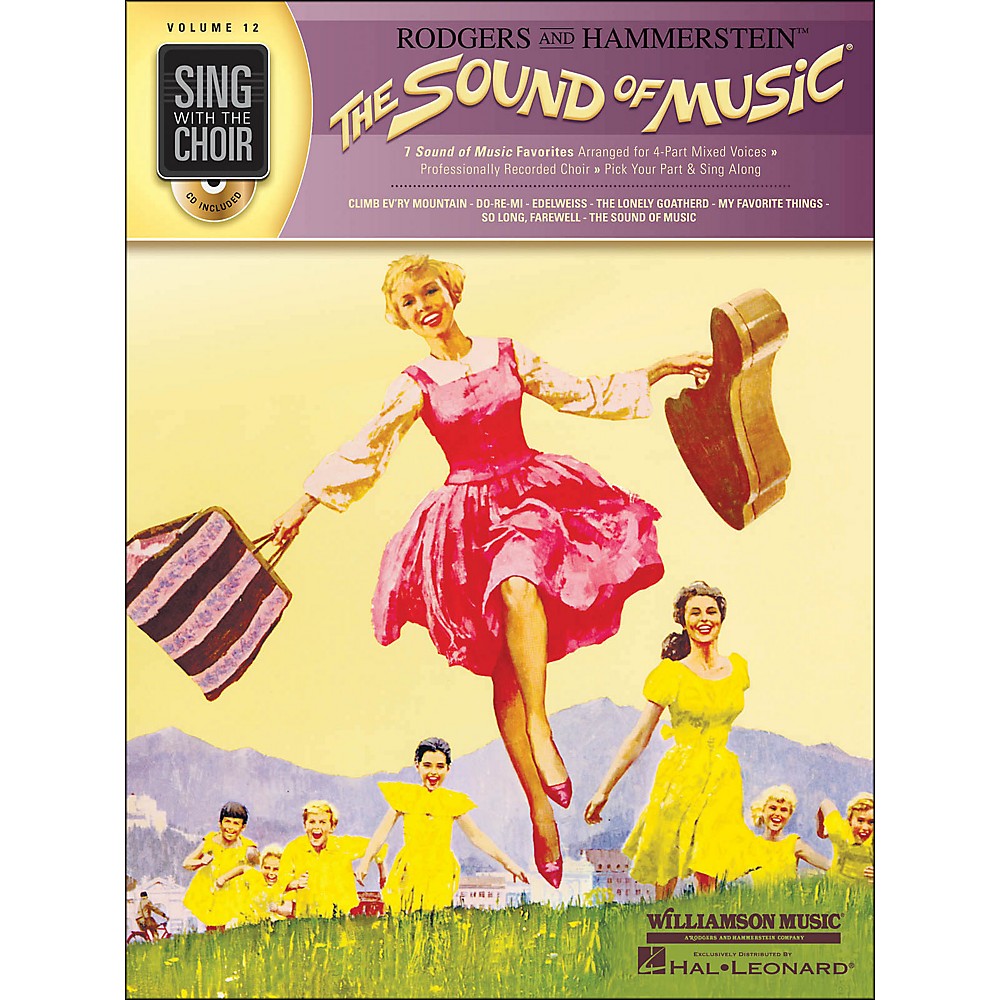 Hal Leonard The Sound Of Music Sing with The Choir Series Vol. 12 Book/CD 9781423483168 eBay