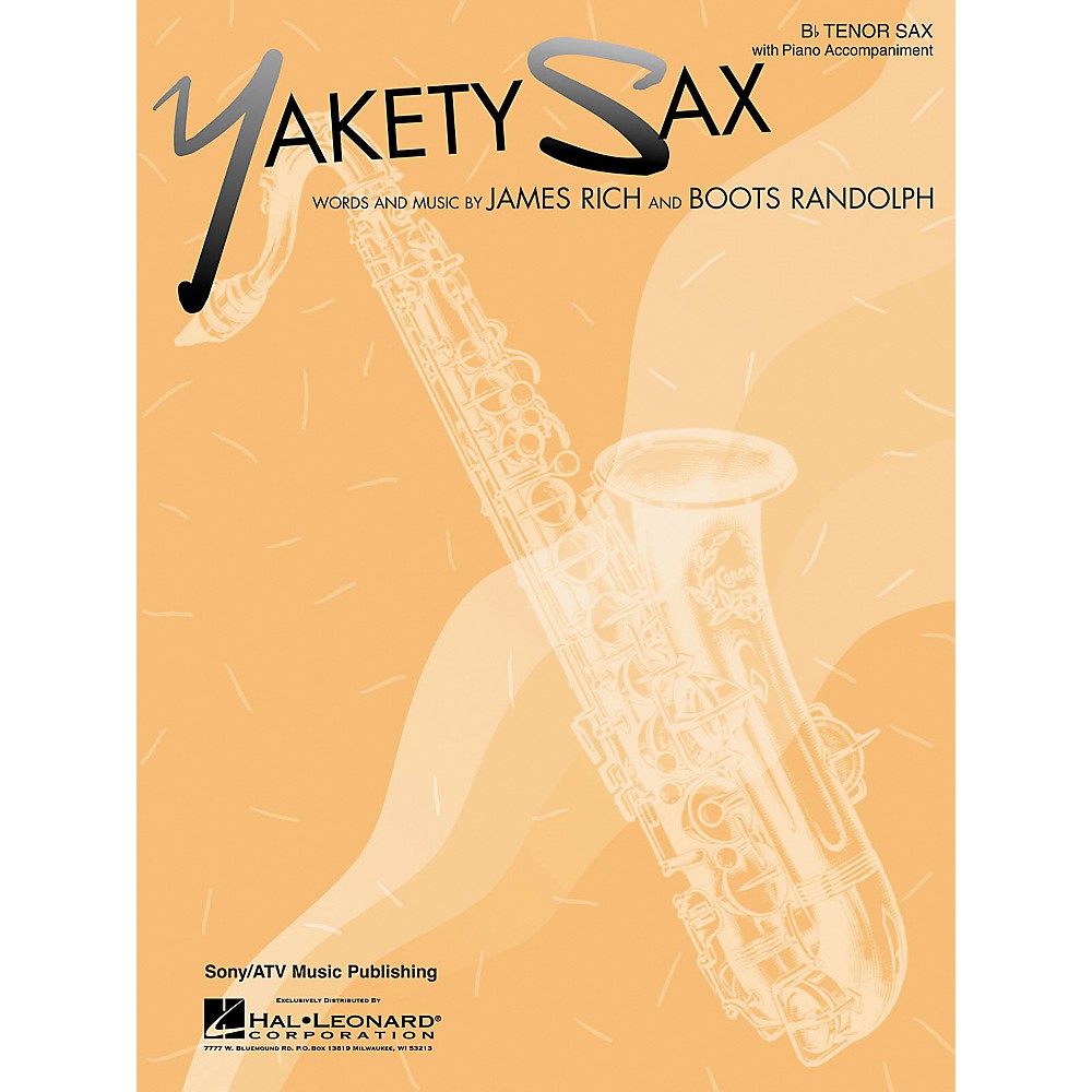 Yakety Sax for B Flat Tenor Saxophone with Piano Songbook