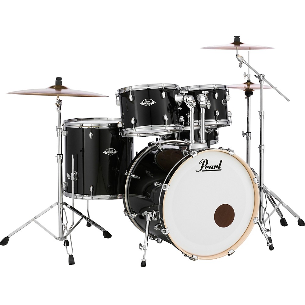 Pearl Export Standard 5Piece Drum Set with Hardware Jet Black eBay