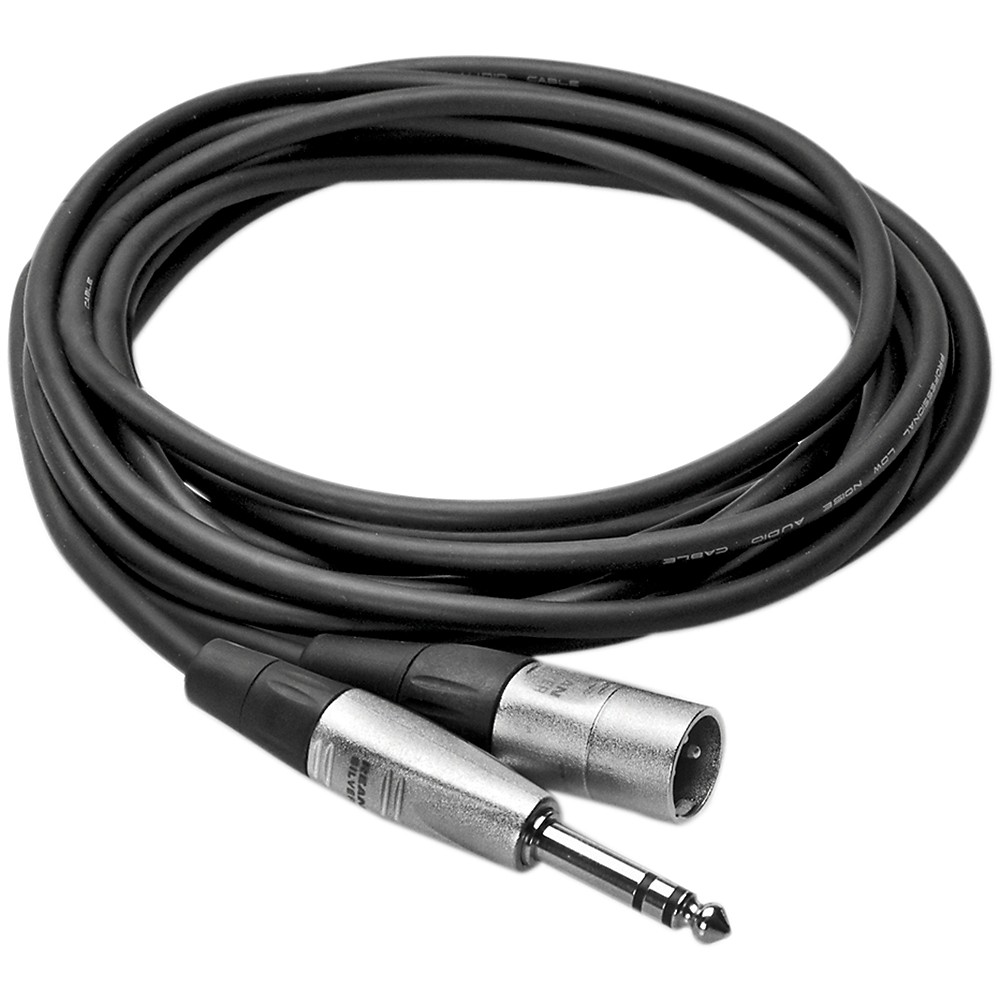 Hosa Balanced 1/4-inch TRS Male to 3-Pin XLR Male Cable 3 Foot | eBay