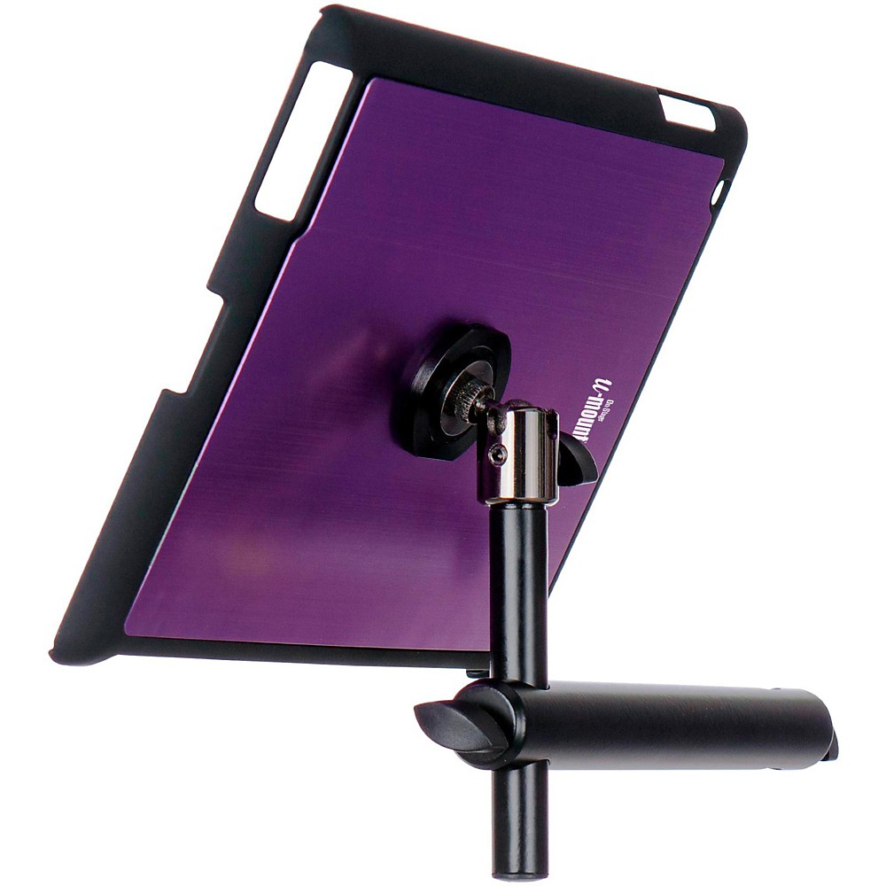 on-stage stands tcm9160p purple tablet mounting system snap-on