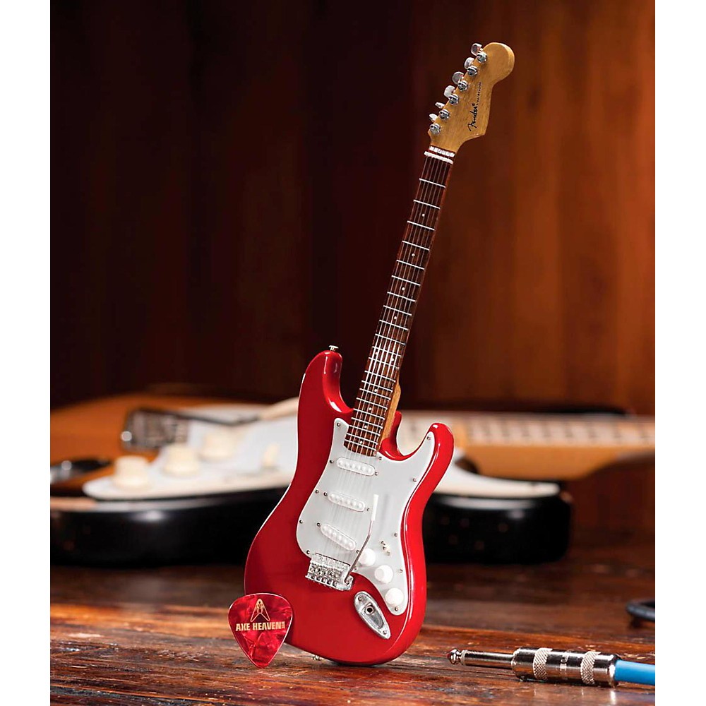 Axe Heaven Fender Stratocaster Classic Red Miniature Guitar Replica ...