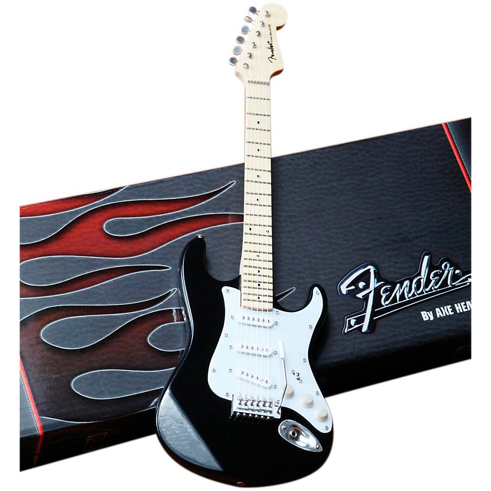 Axe Heaven Fender Stratocaster Classic Black Miniature Guitar Replica ...