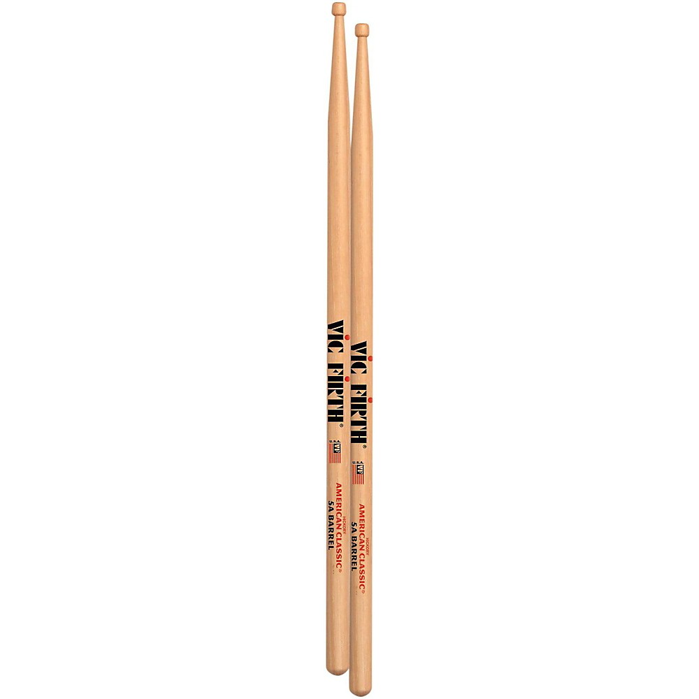 5ABRL Barrel Tip Vic Firth American Classic Drum Stick 5A