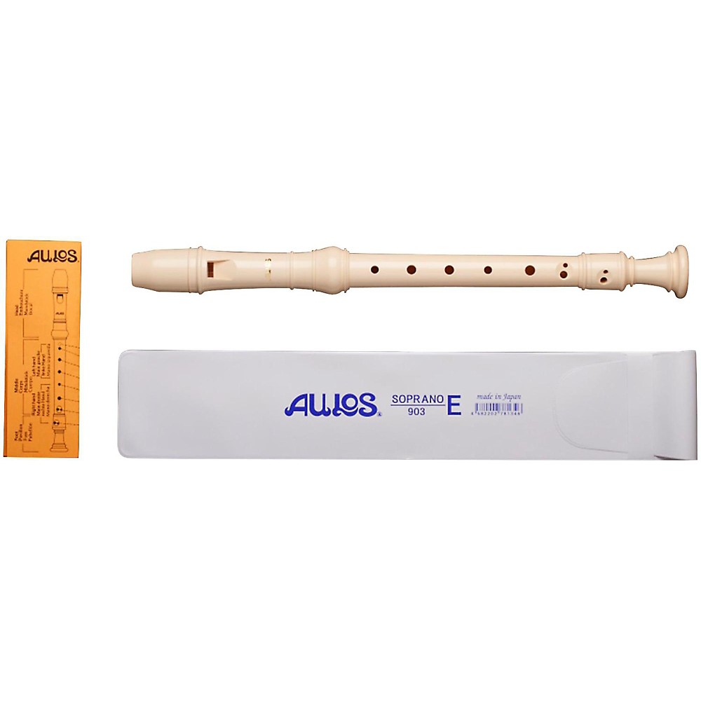 aulos-a903e-soprano-3-piece-student-recorder-with-vinyl-case-and