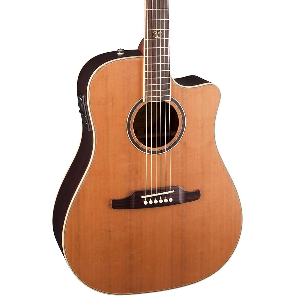Fender F1030SCE Cutaway Dreadnought AcousticElectric Guitar