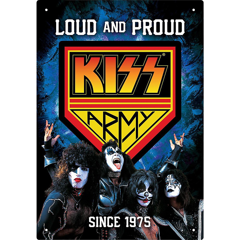 Hal Leonard KISS Army Tin Sign Posters & Wall Charts eBay