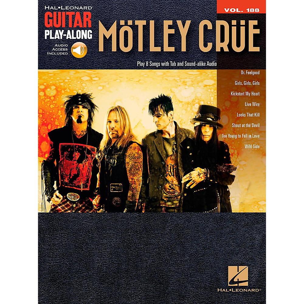 Hal Leonard Motley Crue - Guitar Play-Along Vol. 188 Book ...