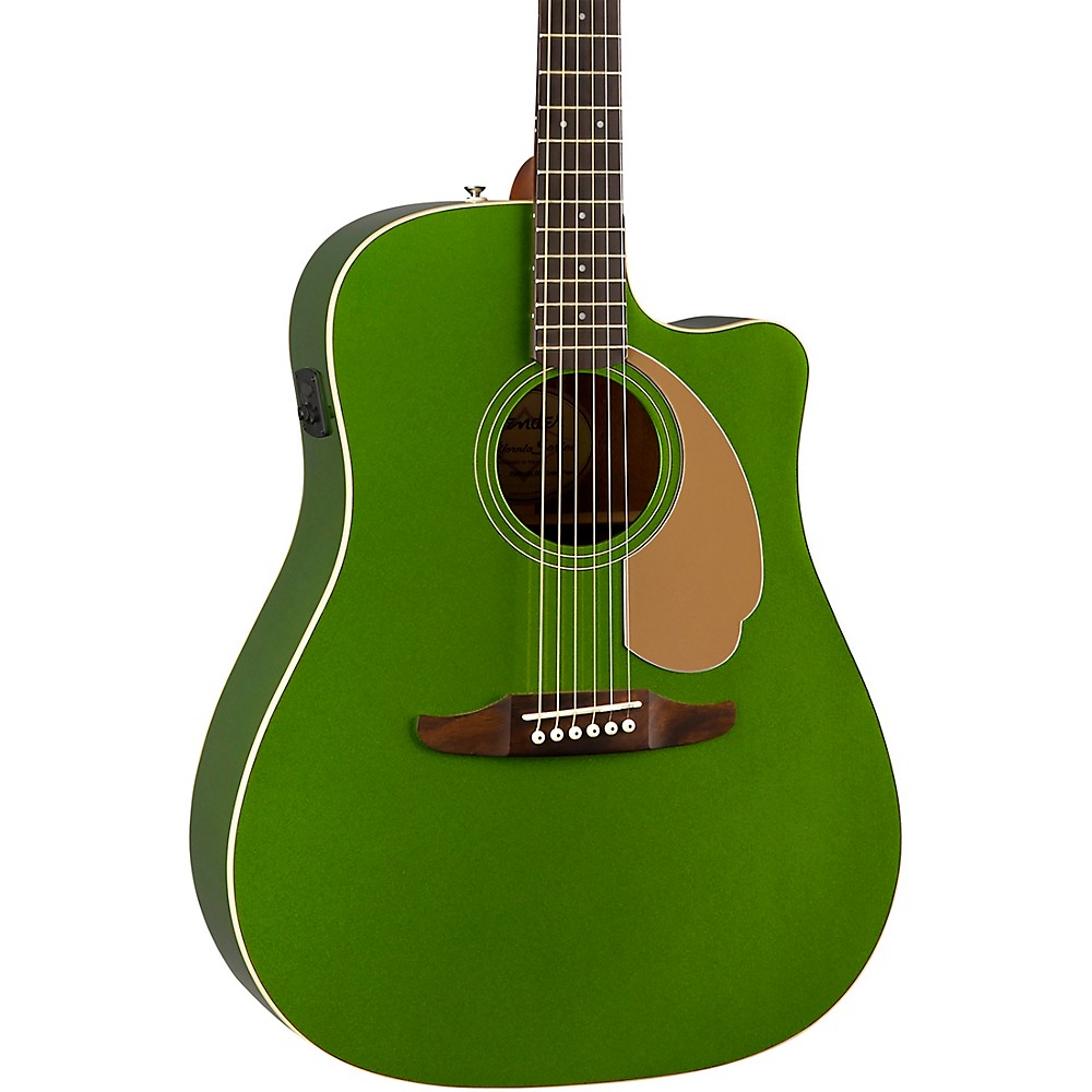 Fender California Redondo Player Acoustic-Electric Guitar Lime Green | eBay