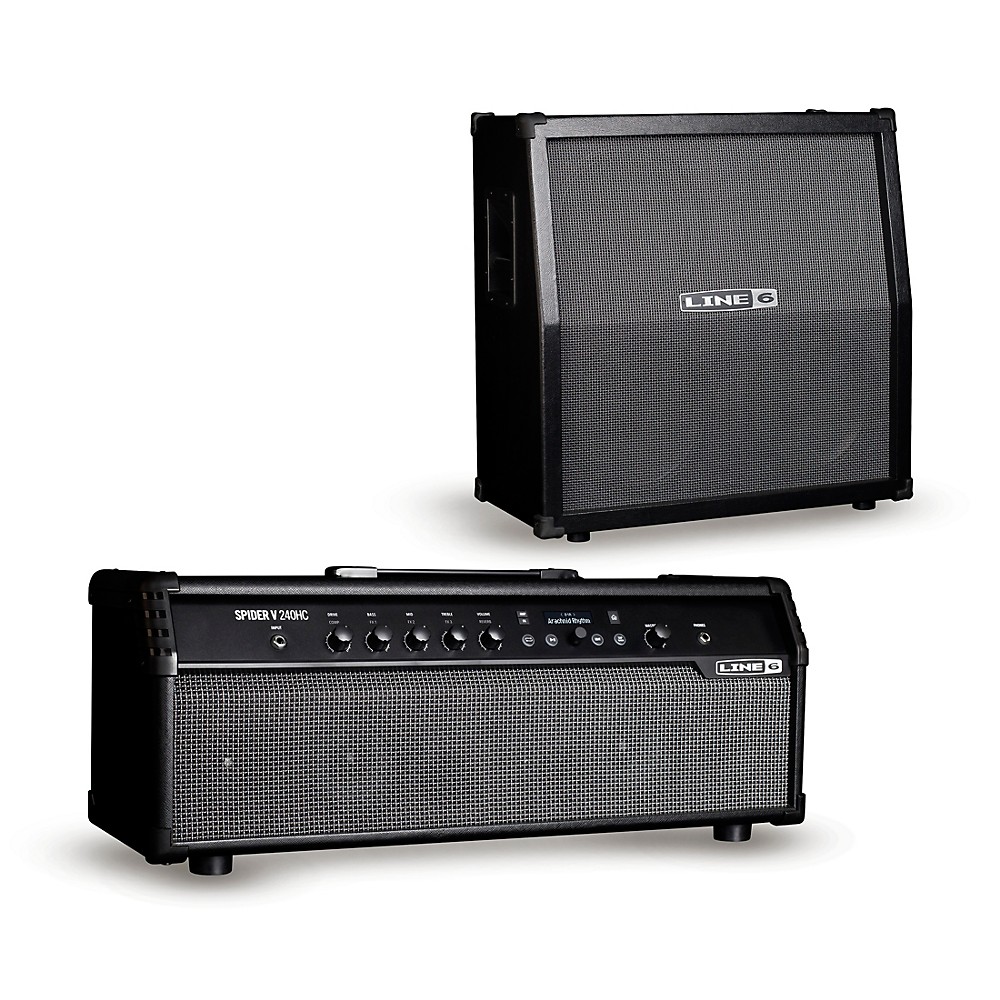 Line 6 Spider V 240HC 240W Head and 412 320W 4x12 Guitar Speaker