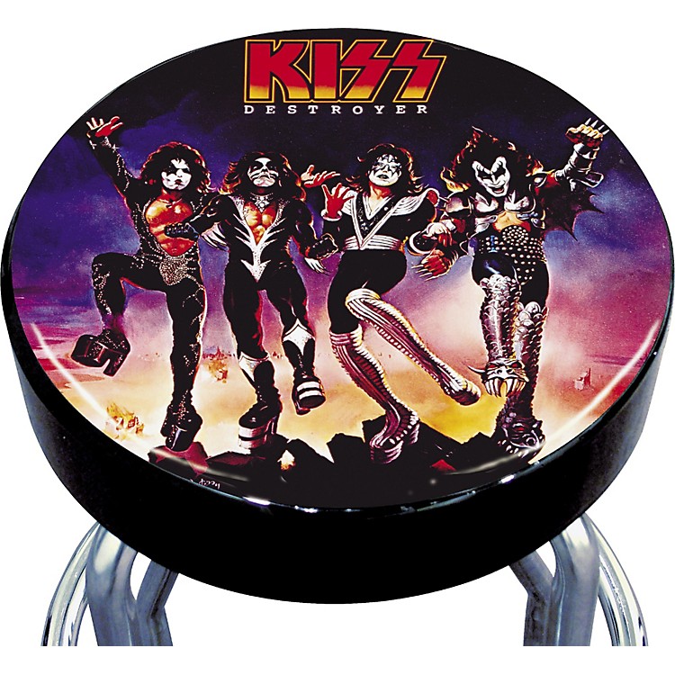 Silver Buffalo KISS &lsquo;Destroyer&rsquo; Bar Stool | Music123