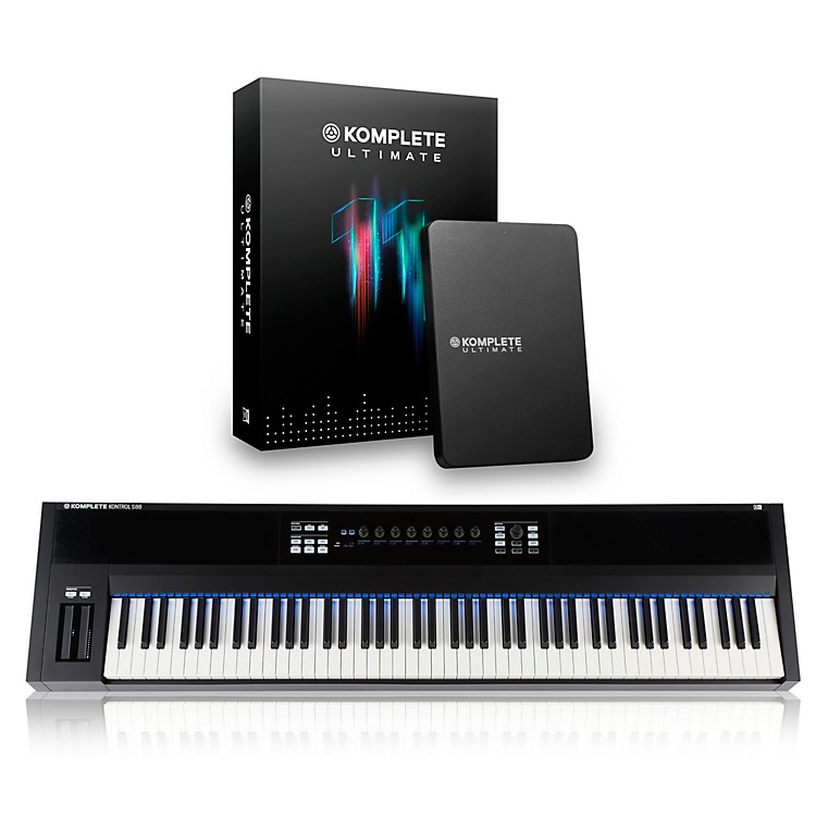 komplete ultimate 11 comes with drive or not