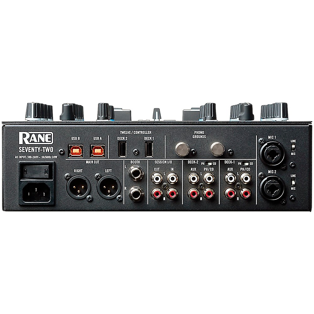 Rane DJ Package with TWELVE Motorized Controller and 2 SEVENTYTWO