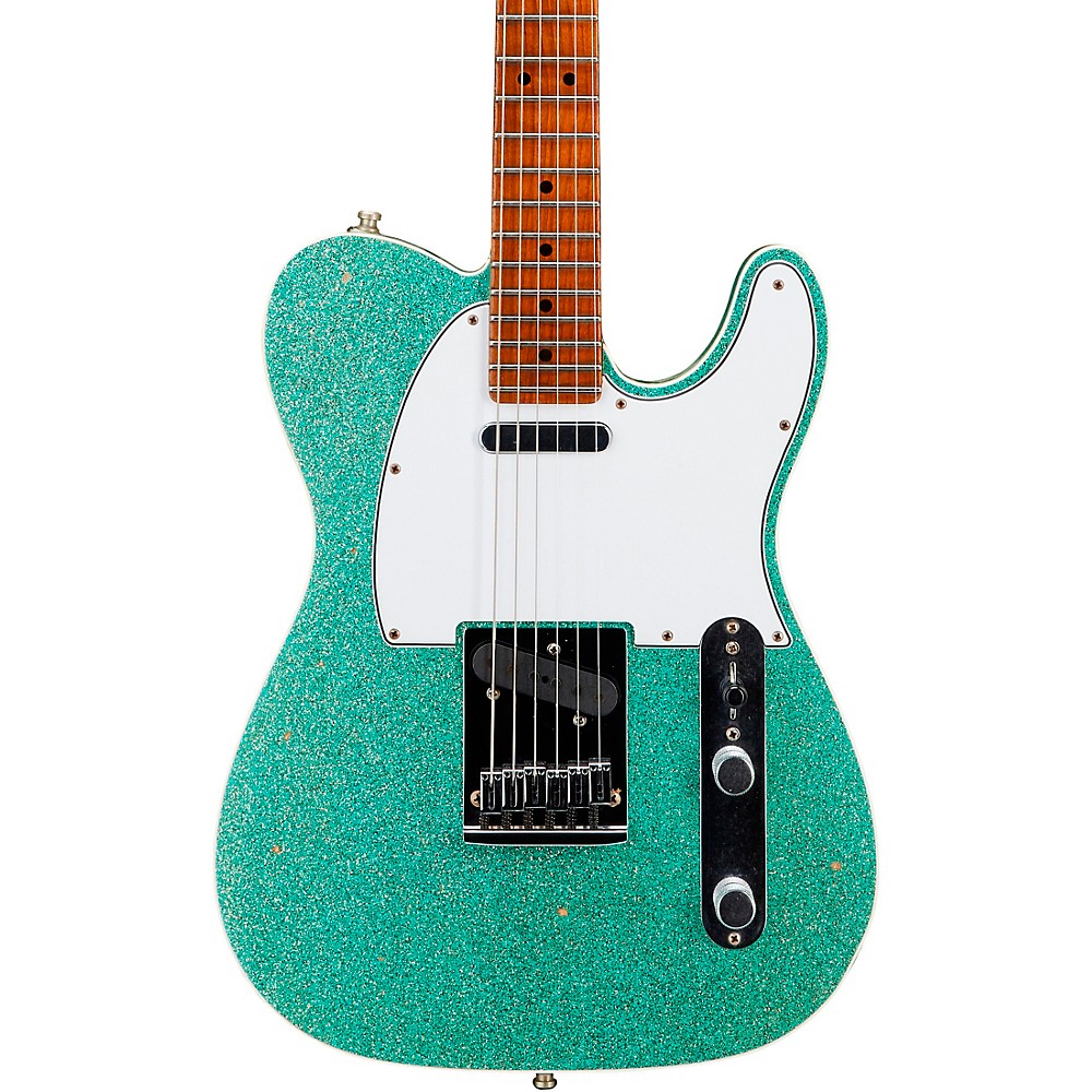 Fender Deluxe Journeyman Relic Telecaster Guitar Sea Foam Green Sparkle 885978048915 eBay