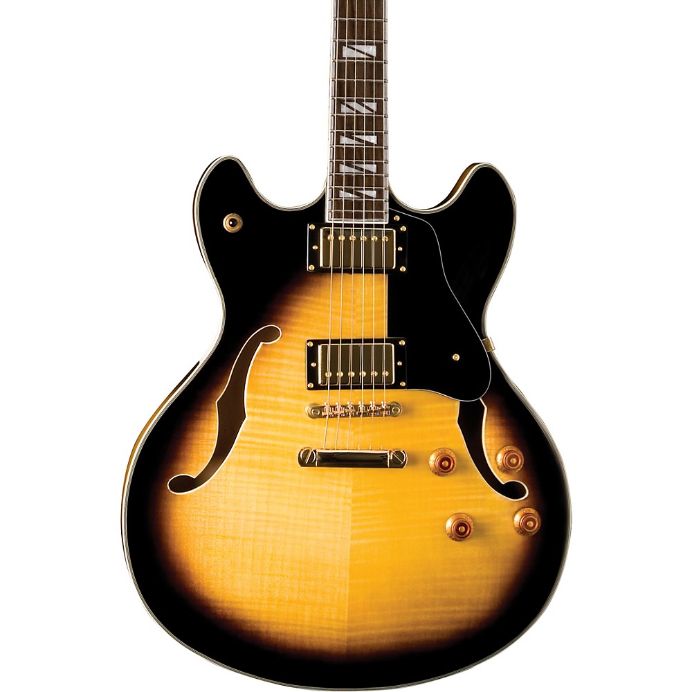 Washburn HB35 SemiHollow Electric Guitar Tobacco Sunburst eBay
