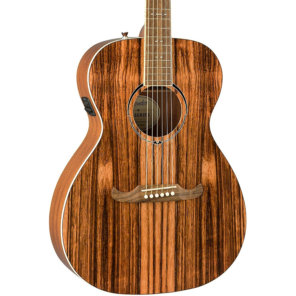 Fender FA 235E Striped Ebony Acoustic Electric Guitar Natural EBay
