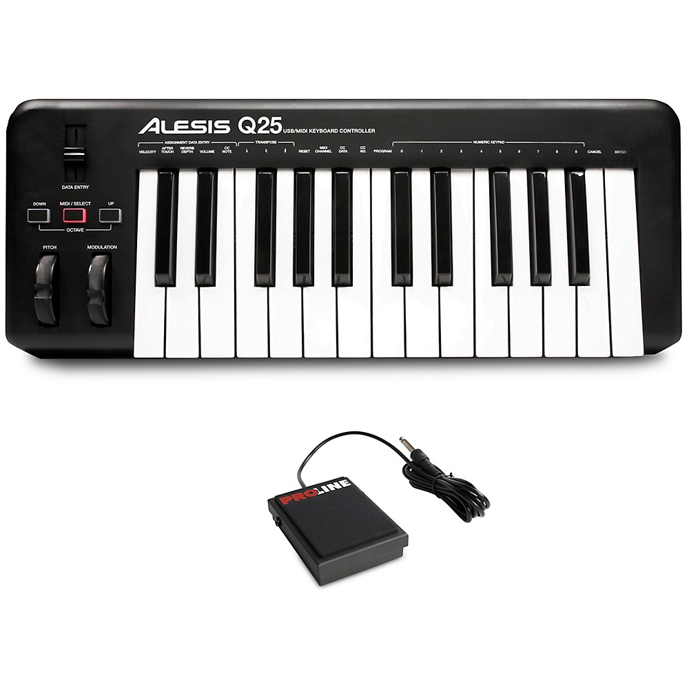 alesis q49 volume