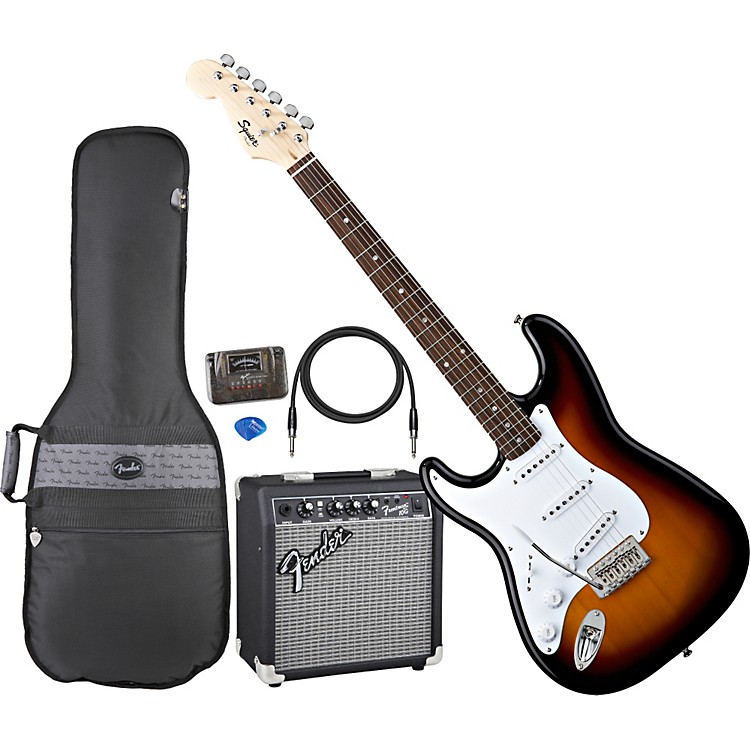 Fender Left-Handed Stratocaster Electric Guitar Pack | Music123