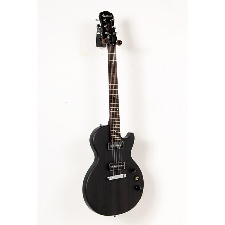 Epiphone Les Paul Special I P90 Electric Guitar Worn Black 888365281629