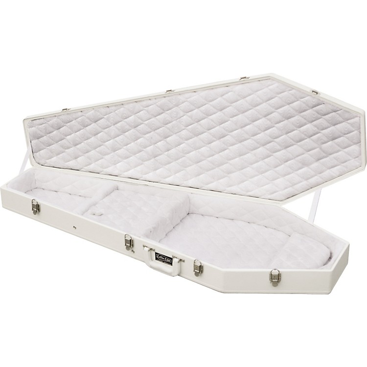 Coffin Case Limited Edition 200WLTD White Guitar Case Music123
