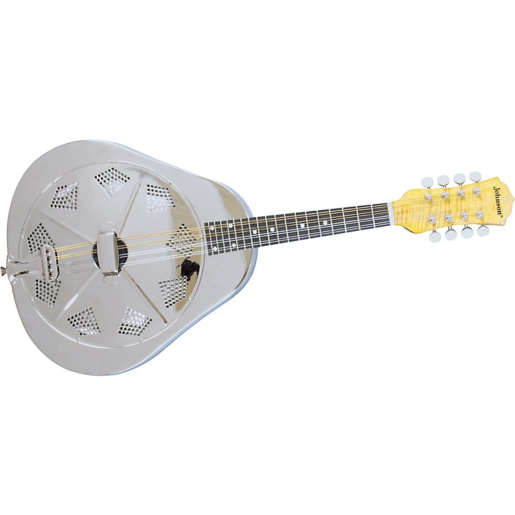 Johnson Metal Body Resonator Mandolin Music123