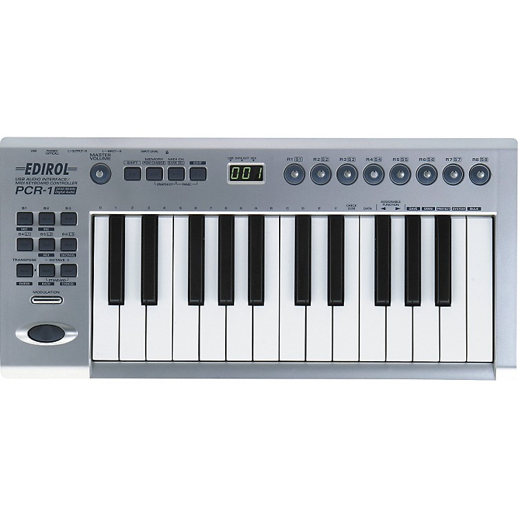 edirol pcr 800 usb midi keyboard controller
