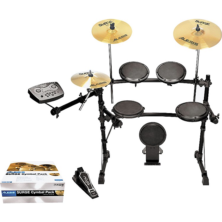 Simmons SD7 Electronic Drum Set with Alesis Surge Cymbals Music123