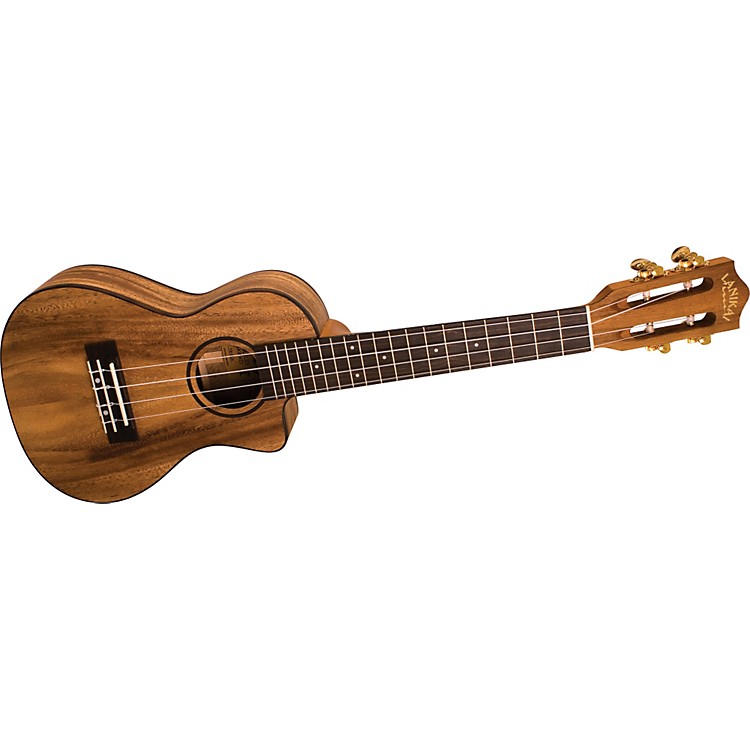 Lanikai SMPCCA Solid Monkey Pod Concert Cutaway AcousticElectric