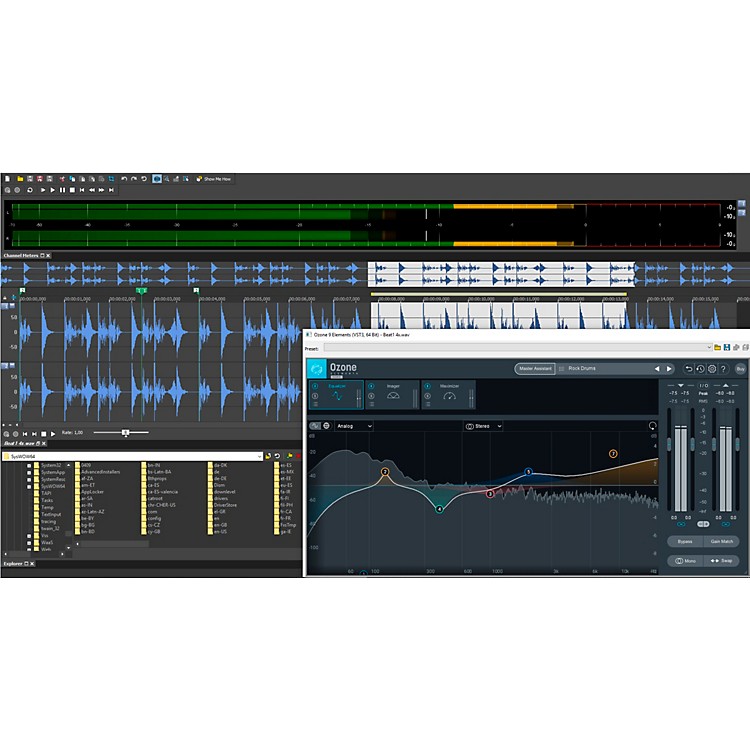 how to mix music and voice with sound forge pro 10