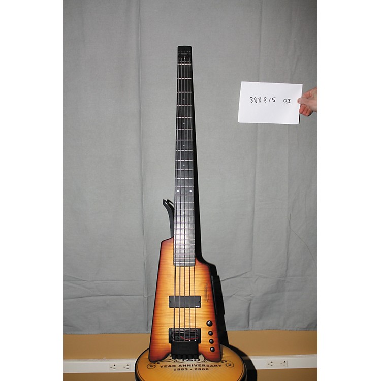 Used Steinberger Synapse XS15FPA Custom 5String Bass Transparent