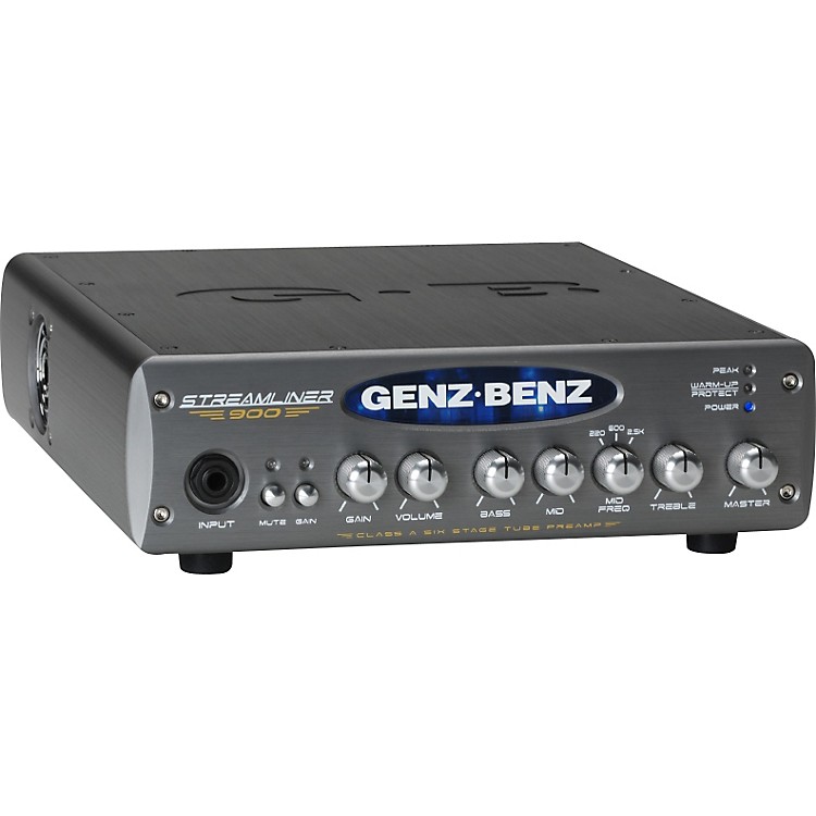 Genz Benz Streamliner 900 STM-900 900W Bass Amp Head | Music123