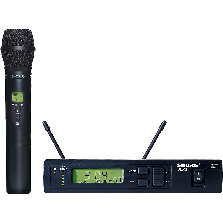 Shure ULXS24/87 Handheld Wireless System Channel | Music123