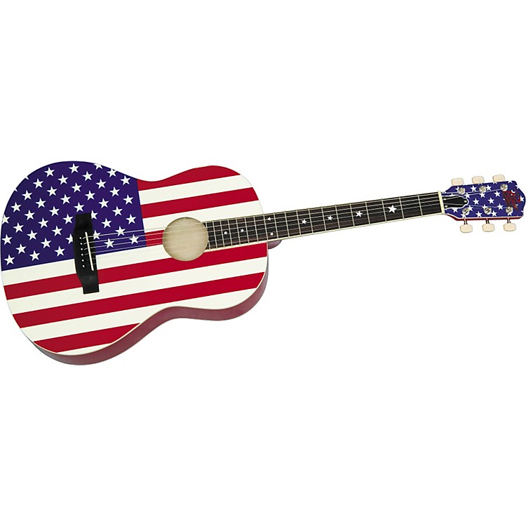 Rogue USA Flag Acoustic Guitar | Music123