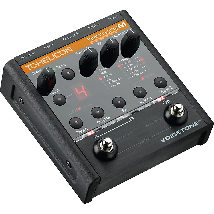 TC Helicon VoiceTone Harmony-M Vocal Effects Pedal for Keyboard | Music123