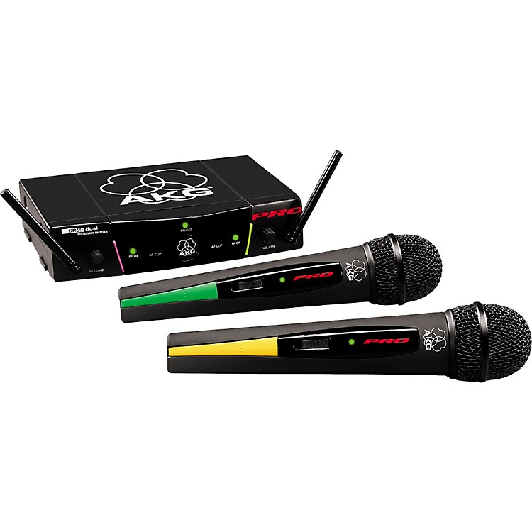 AKG WMS 40 Presenter Pro Dual Handheld Wireless Microphone System