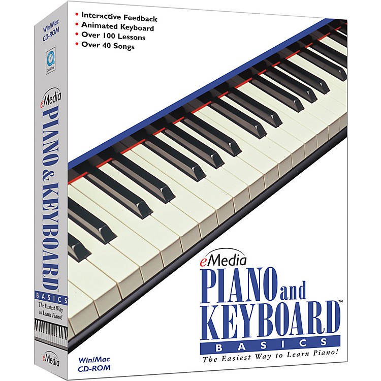 Emedia piano and keyboard method